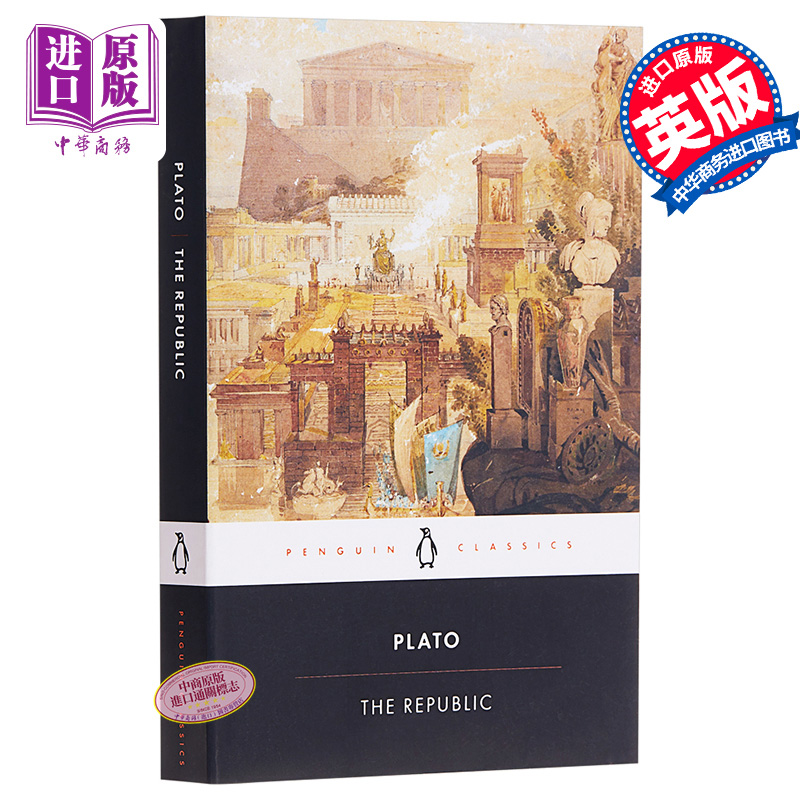 现货理想国柏拉图英文版 the republic of plato The Republic英文原版共和国柏拉图 PLATO【中商原版】-图0