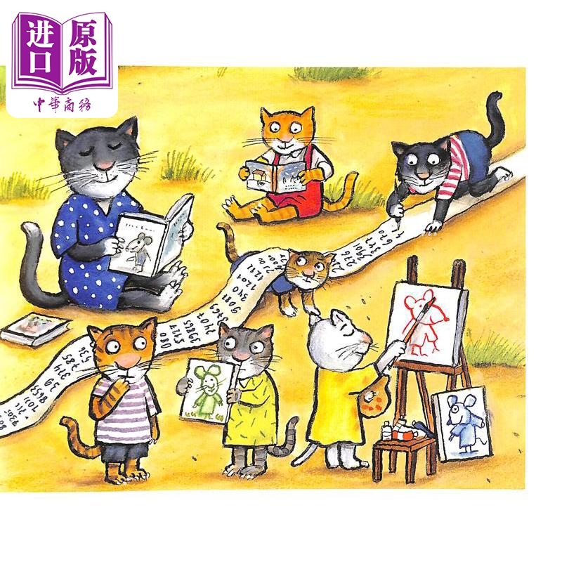 预售 Axel Scheffler：All About Cats 关于猫的一切 英文原版 进口图书 儿童绘本 动物故事百科知识图画书 3-6岁童书【中商原版】 - 图0