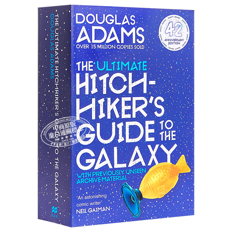 预售 银河系漫游指南 The Ultimate Hitchhiker s Guide to the Galaxy 英文原版 银河系漫游指南合集 五部曲 Douglas Adams【中商 - 图3