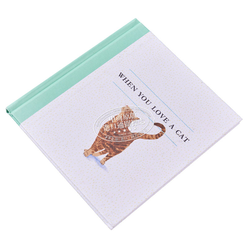 预售 当你爱猫时 英文原版 When You Love a Cat M H Clark 插画绘本 治愈系画风 精装礼品书
