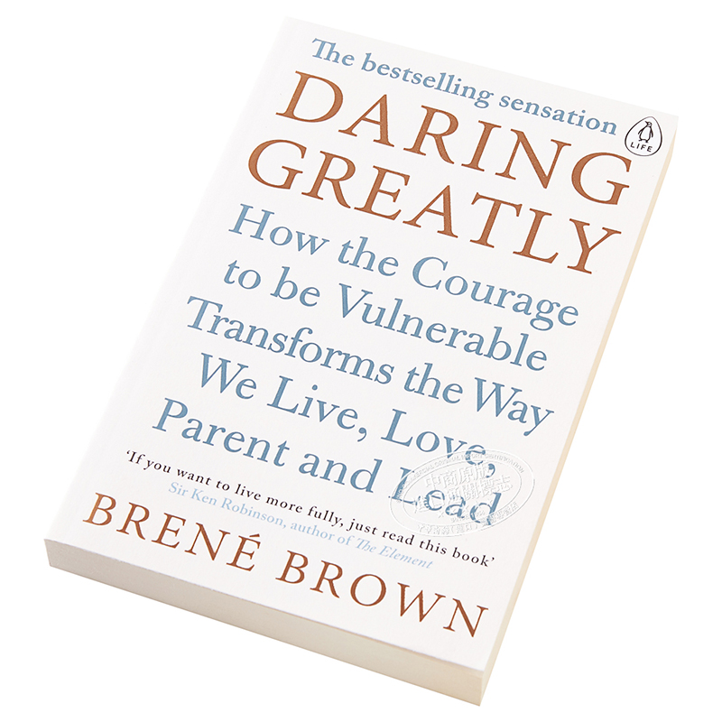 无所畏惧：颠覆你内心的脆弱 【中商原版】英文原版 Daring Greatly: How the Courage to Be Vulnerable Brené Brown 布琳? - 图1