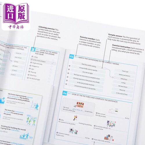 DK人人学英语 词汇+语法+习语 三件套 English for Everyone Vocabulary Grammar Idioms 英文原版英语学习指南【中商原版】 - 图1
