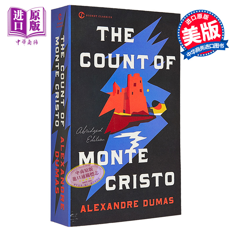 现货 【中商原版】基督山伯爵 英文原版 小说 英文版正版 The Count of Monte Cristo 世界经典文学名著 大仲马 - 图0