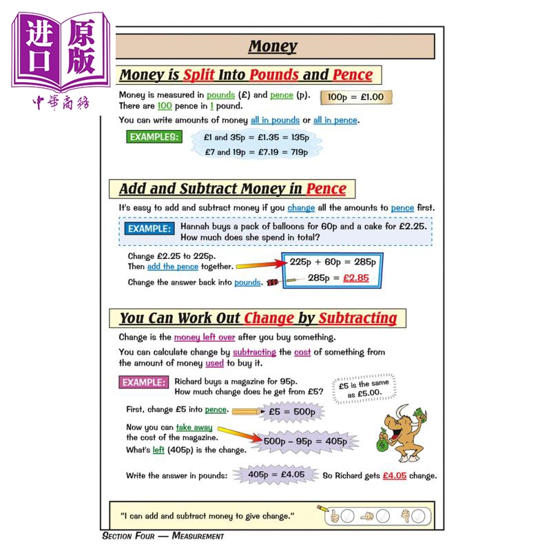 英国原版CGP教辅 New KS2 Maths Targeted Study Book Year 3 新版 KS2 数学针对性学习书 小学3年级 英文原版【中商原版】 - 图2