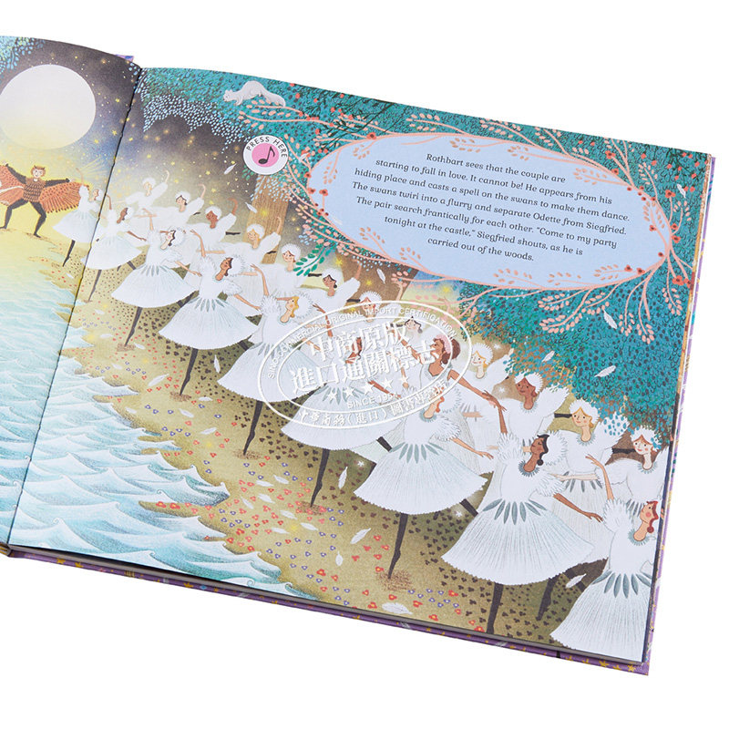 儿童有声读物 发声书Jessica Courtney Tickle Story Orchestra Swan Lake 故事管弦乐队 天鹅湖 英文版进口原版【中商原版】 - 图2