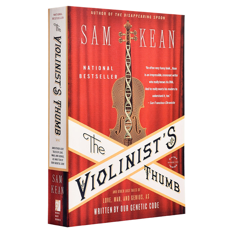 【中商原版】小提琴家的大拇指 DNA写成的爱情、战争和天才的失落传奇 英文原版 The Violinist's Thumb Sam Kean 趣味科普 ? - 图3