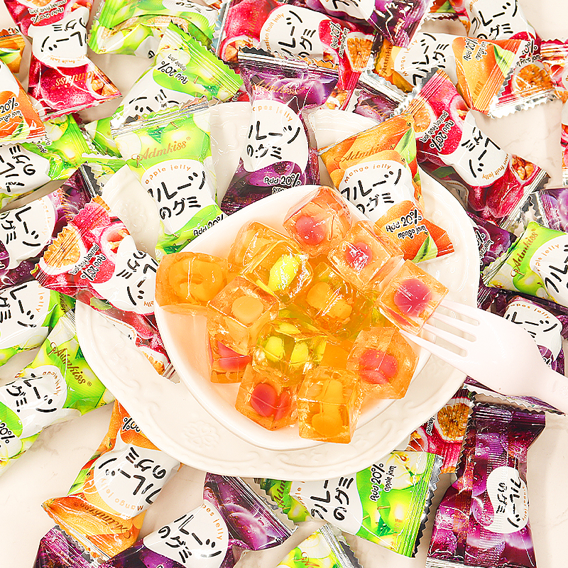ADM水果夹心软糖500g马来西亚风味爆浆流心散装儿童节零食喜糖果-图3