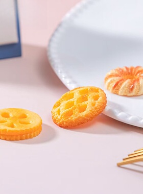 仿真曲奇饼干甜甜圈面包装饰摆件