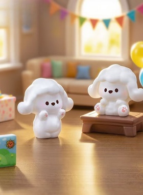 微景观创意可爱贵宾小狗公仔萌粒