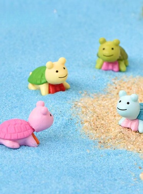 微景观四彩小乌龟海龟造景摆件