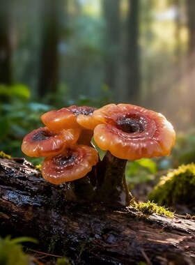 苔藓微景观仿真野生灵芝造景摆件
