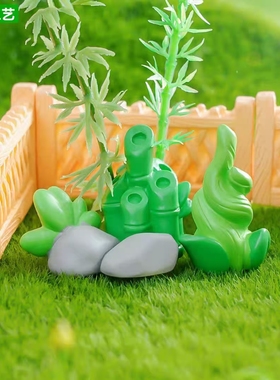 微景观创意稻草人麦子农场摆件