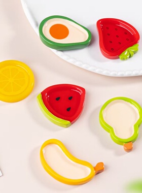 草莓西瓜水果托盘迷你小摆件造景