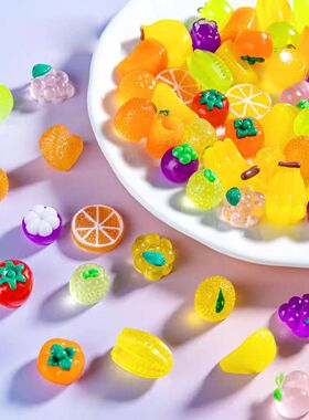 微景观仿真食玩夜光小水果摆件