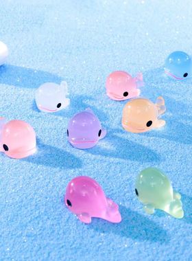 微景观创意可爱夜光海豚水族箱