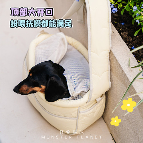 HIDREAM宠物外出斜挎包轻便携透气猫狗通用宠物外出包中小型犬-图0
