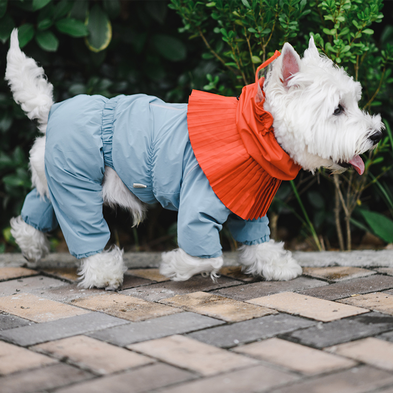 PuppyGallery Wales 宠物雨衣防水防风大中小型犬泰迪金毛狗雨衣 - 图0