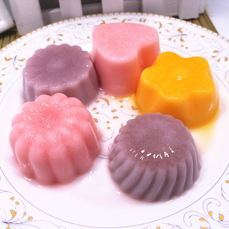 有莱客500g布丁粉果冻粉预拌粉草莓芒果口味自制甜品布丁原料包邮高清大图