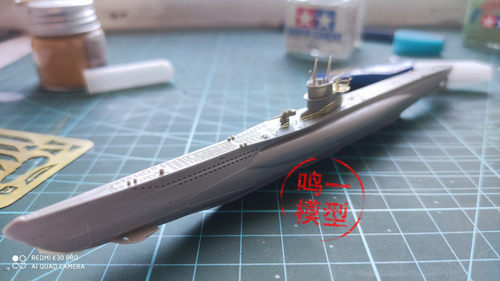 小号手 83505 拼装模型 1/350德国U-7C型潜艇 附蚀刻片 - 图0