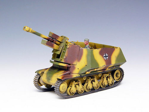 小号手 00353 1/35德国39(H)105mm自行榴弹炮(附内构兵人) - 图0