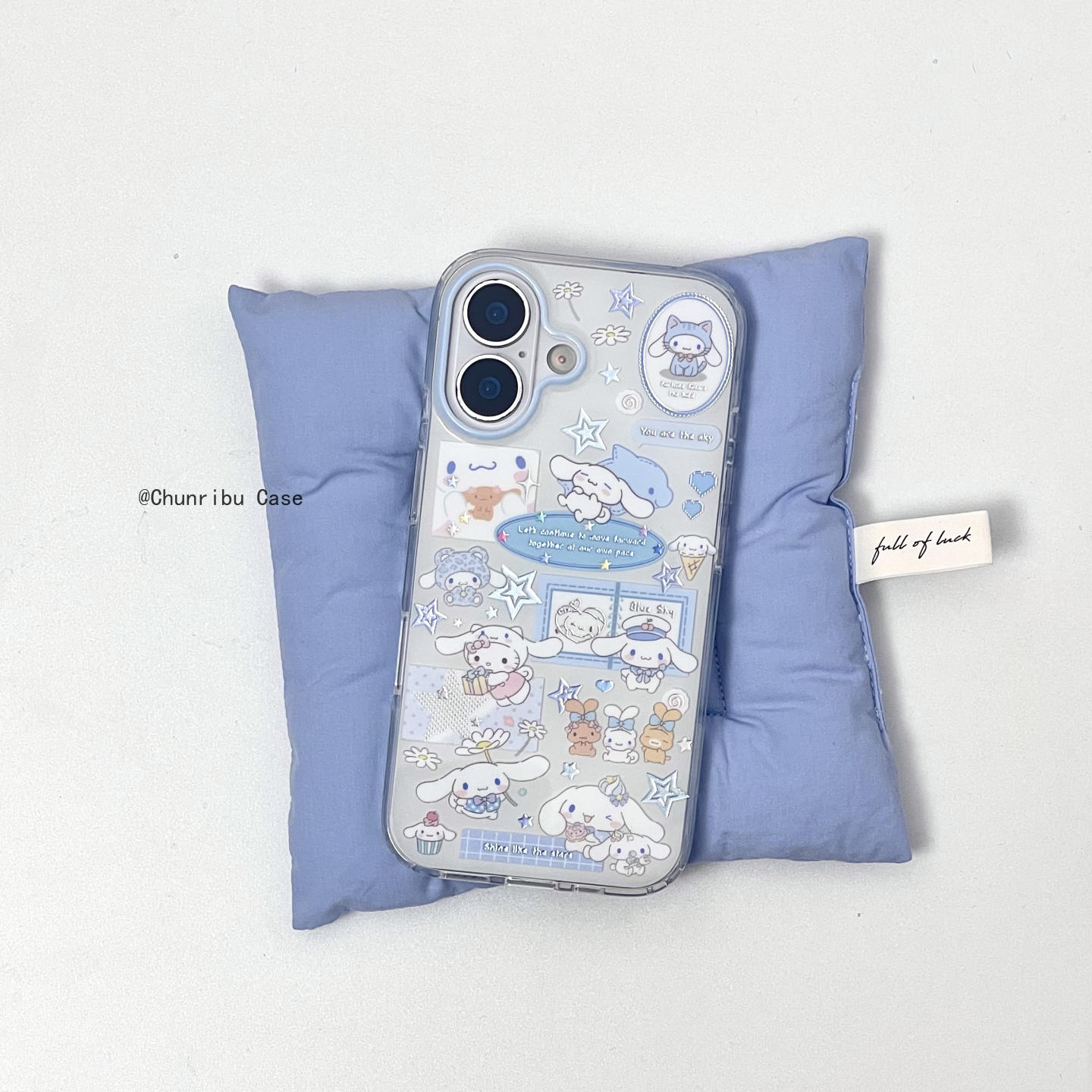 春日部防卫队Fighting｜日韩ins风可爱卡通镭射烫金蓝色玉桂狗适用苹果17/16promax手机壳双面iphone15/14/13,淘宝优惠券,粉丝福利购,淘宝优惠卷