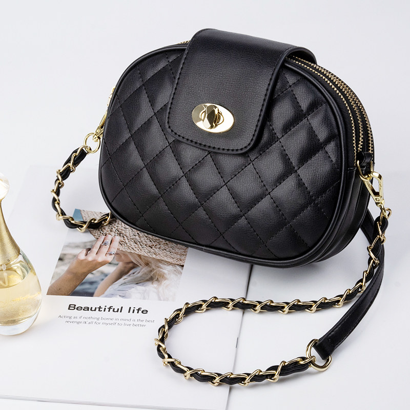 2020新款潮真皮三层女百搭小包包 度兰尼女士包袋