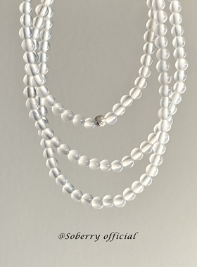 「月盈」多圈缠绕白玉髓手串