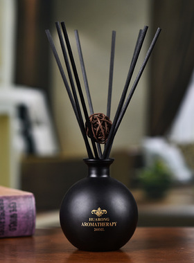 新款磨砂感藤条香薰液香氛留香持久家居卧室摆件挥发性熏香