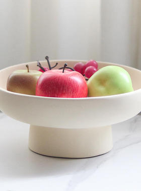 北欧收纳水果盘盘摆件创意简约糖果盘干果零食碗现代样板房装饰品