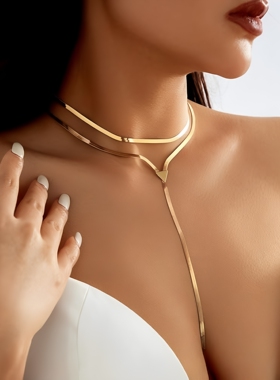Chunky Gold Choker Necklace for Women Trendy SilverStatement