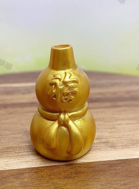 抖音同款葫芦手工diy配件国潮招财纳福小金葫芦摆件手工创意摆件