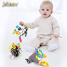 Мобили на кроватку, Подвесные игрушки 婴儿床推车挂件黑白手抓球积木可咬牙胶3-6-12个月宝宝玩具0-1岁