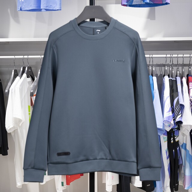 Li Ning men's round neck pullover sweatshirt