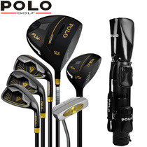 POLO golf club mens half sleeve club start mid-level runners practice pole beginner gold black race pole