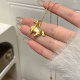Paula Timing New Chinese Style 丨 Ancient Three-dimensional Pony Coin Zodiac Horse Clavicle Chain F004