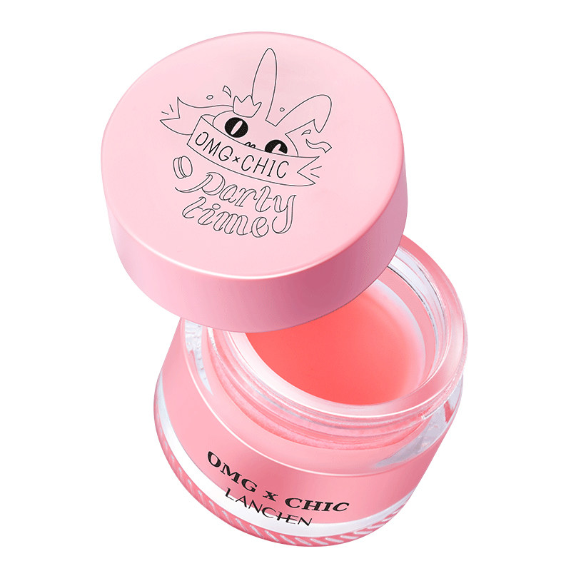 蓝秀果萃水润睡眠唇膜淡化唇纹补水 蓝秀化妆品唇膜