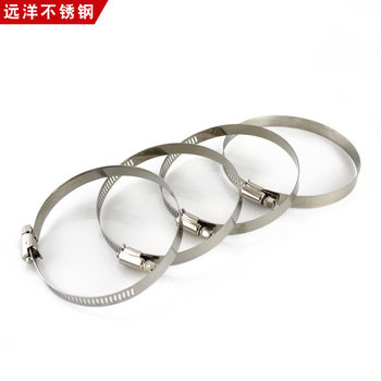 ທໍ່ clamp buckle hoop ທໍ່ hoop stainless steel clamp ທໍ່ clamp bracket ຄົວເຮືອນສໍາເລັດ 1-pack ຊຸດການແກ້ໄຂດ່ວນ 20 hose hoops