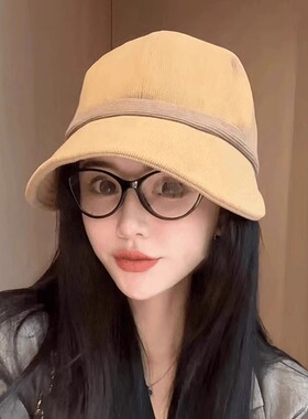 渔夫帽鸭舌帽逛街休闲女秋冬季