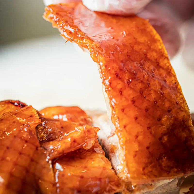 正宗广东烧鸭广式脆皮烤鸭整只鸭肉熟食新鲜真空顺丰空运约4斤 - 图0