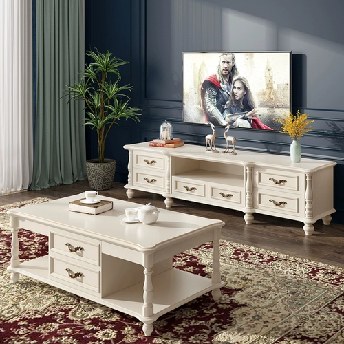 Американская сельская гостиная телевизионный шкаф Комбинированный многофункциональный европейский стиль