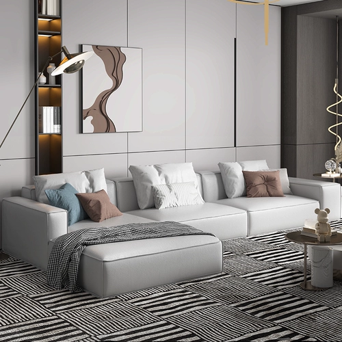 Одноразовый современный и минималистичный диван для гостиной, ткань с пухом, наука и технология