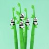 Creative and cute black needle soft silicone gel pen