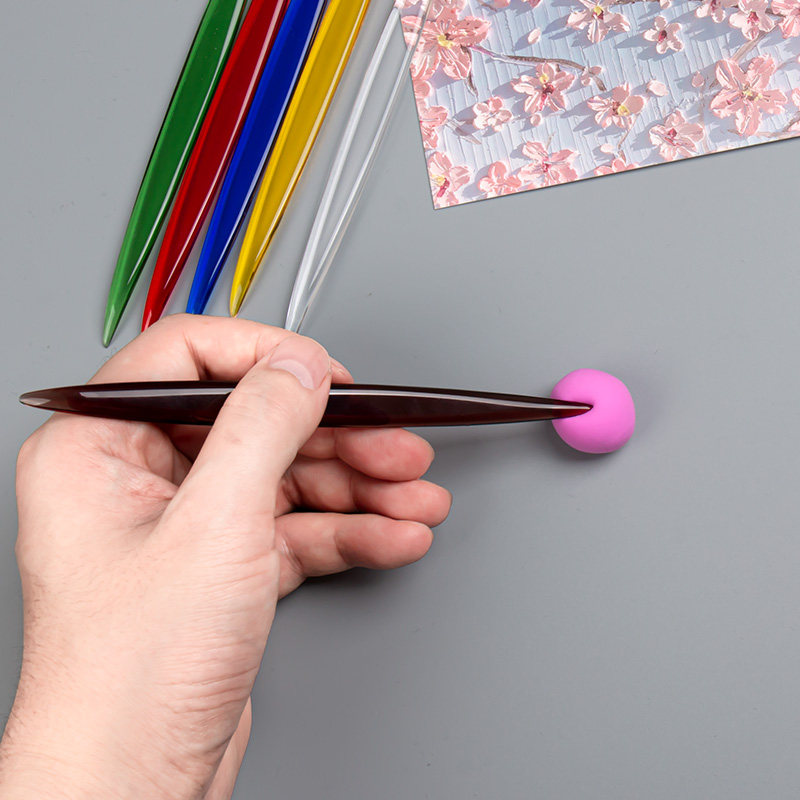 亚克力彩色免磨纯手工制作软陶黏土面人面塑工具开眼刀,淘宝优惠券,粉丝福利购,淘宝优惠卷