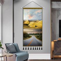 Entrance Xuanguan Scenery Hung Painting Cloth Art Light Extravagant Living Room Hanging Cloth Background Cloth Hallway Tapestry Decoration Painting Bedroom Cloth Painting