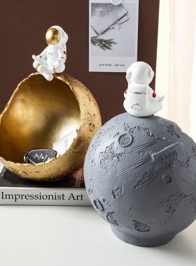 新年家居客厅水果太空人装饰品