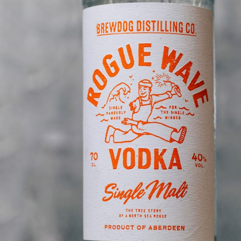 BREWDOG  Rogue Wave Vodka 流氓波伏特加 700ml瓶装英国正品包邮 - 图2