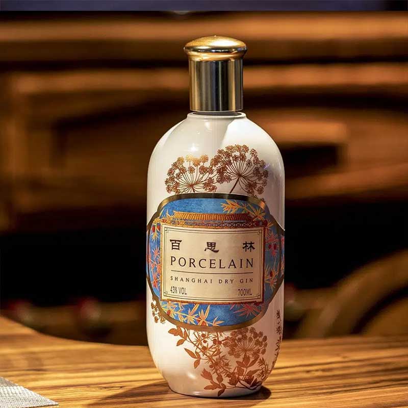 百思林上海柑橘经典干金酒送汤力水 Porcelain Shanghai Dry Gin - 图0