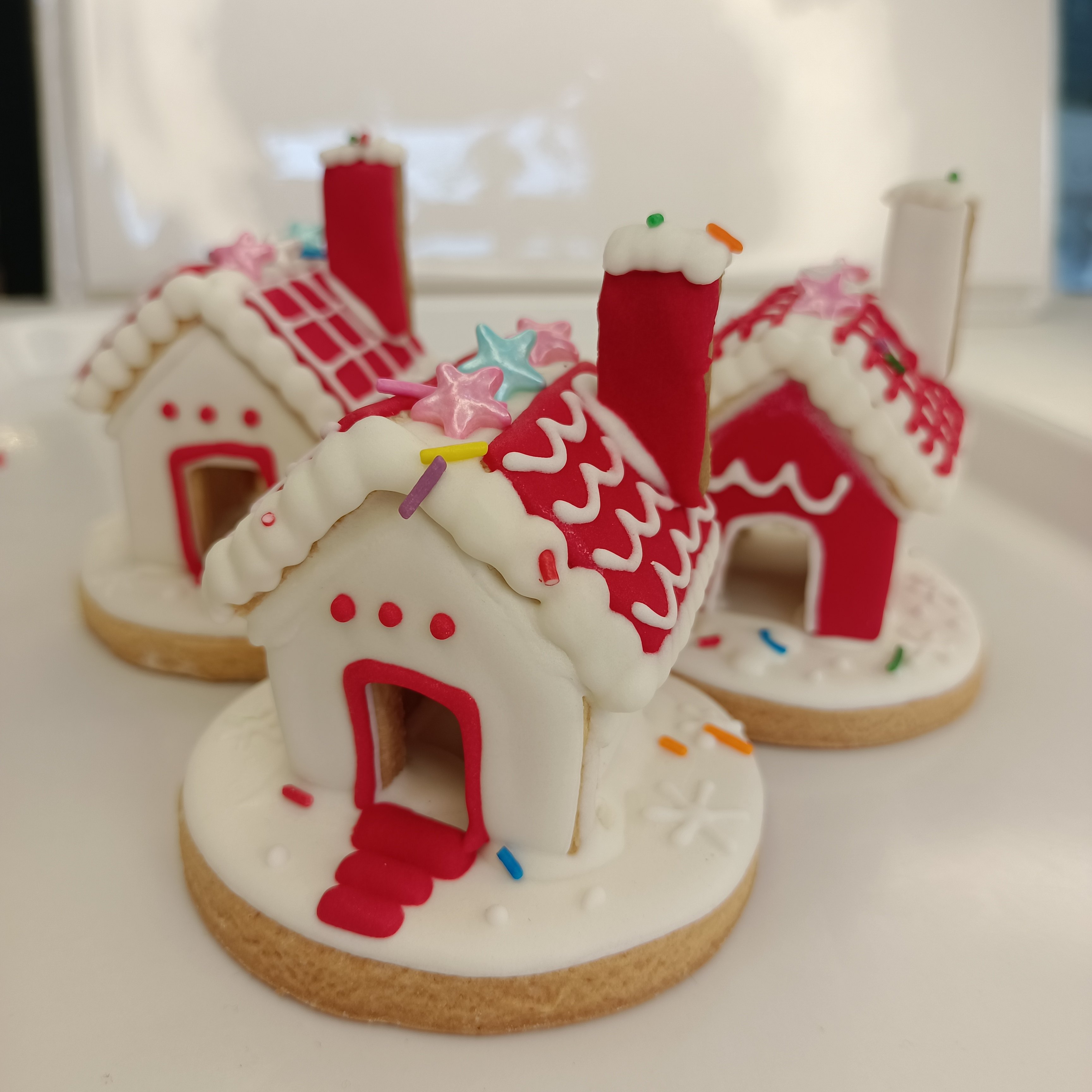 圣诞节diy姜饼屋饼干胚成品迷你糖霜自制房子姜饼手工烘焙