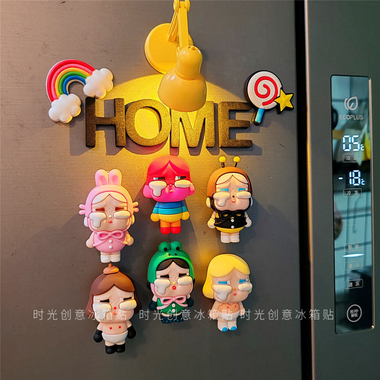可爱卡通哭娃冰箱贴磁贴改娃立体个性创意防盗门洞洞板装饰磁性贴,淘宝优惠券,粉丝福利购,淘宝优惠卷