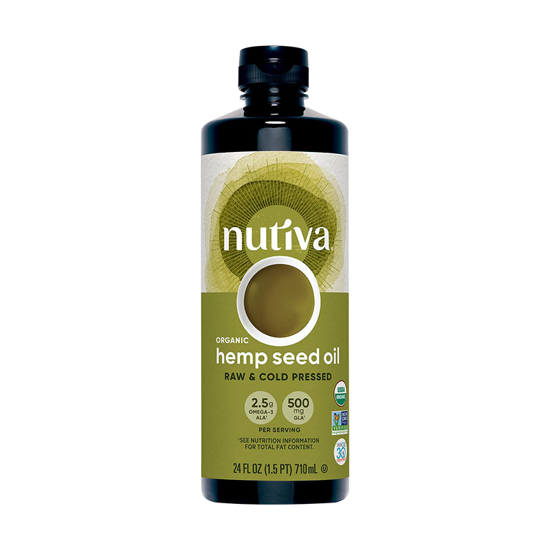 好麦芽进口Nutiva/优缇有机冷榨火麻仁油hemp oil火麻籽油710ML-图3